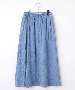 Mademoiselle NON NON / マドモアゼルノンノン ロング・マキシ丈スカート | オーガニックガーゼシャーリング ギャザースカート