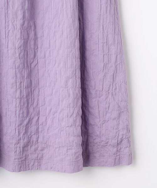 Mademoiselle NON NON / マドモアゼルノンノン ロング・マキシ丈スカート | オーガニックガーゼシャーリング ギャザースカート | 詳細4