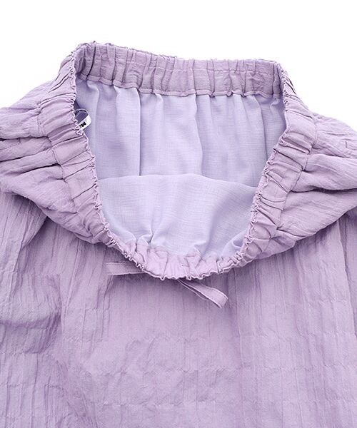 Mademoiselle NON NON / マドモアゼルノンノン ロング・マキシ丈スカート | オーガニックガーゼシャーリング ギャザースカート | 詳細5