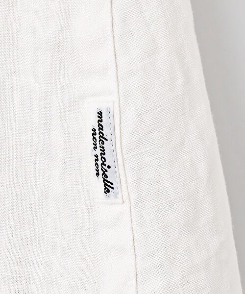 Mademoiselle NON NON / マドモアゼルノンノン シャツ・ブラウス | リネンソフト仕上げ ノースリーブブラウス | 詳細1