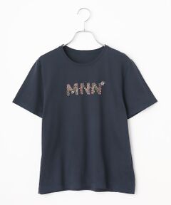 Mademoiselle NON NON / マドモアゼルノンノン Tシャツ | エアーコットン天竺 MNN意匠糸刺繍Tシャツ