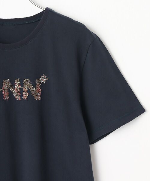Mademoiselle NON NON / マドモアゼルノンノン Tシャツ | エアーコットン天竺 MNN意匠糸刺繍Tシャツ | 詳細4