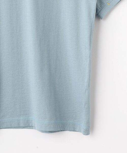 Mademoiselle NON NON / マドモアゼルノンノン Tシャツ | エアーコットン天竺 ワッペン&3色ステッチ刺繍Tシャツ | 詳細5