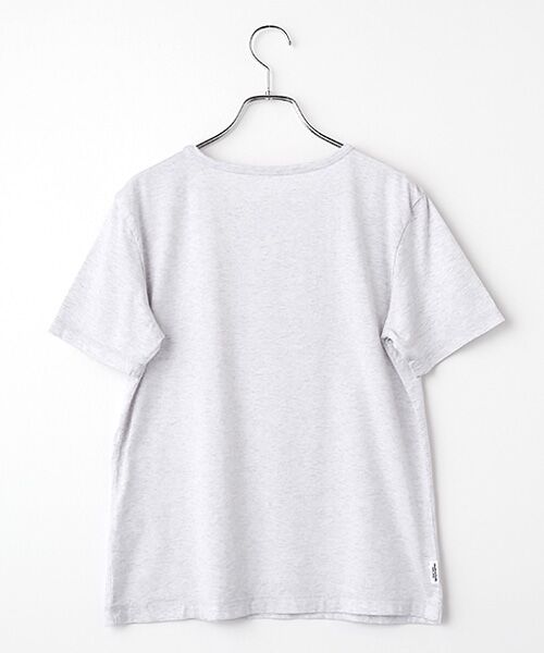 Mademoiselle NON NON / マドモアゼルノンノン Tシャツ | シルキースキンタッチ天竺 リゾートクマプリントTシャツ | 詳細2