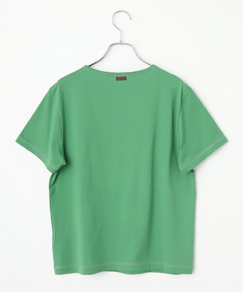 Mademoiselle NON NON / マドモアゼルノンノン Tシャツ | 超長綿天竺 サマーフレンチモチーフスパンコール刺繍Tシャツ | 詳細4