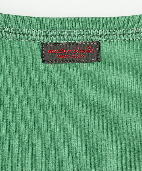 Mademoiselle NON NON / マドモアゼルノンノン Tシャツ | 超長綿天竺 サマーフレンチモチーフスパンコール刺繍Tシャツ | 詳細7