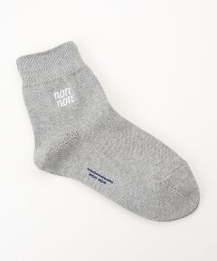 Mademoiselle NON NON / マドモアゼルノンノン ソックス | メンコーマ無地 NON NON刺繍ソックス