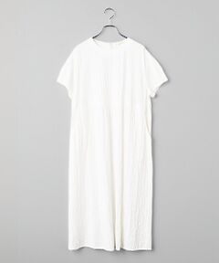 Mademoiselle NON NON / マドモアゼルノンノン ロング・マキシ丈ワンピース | ライトサッカーノーカラーオーバーサイズワンピース