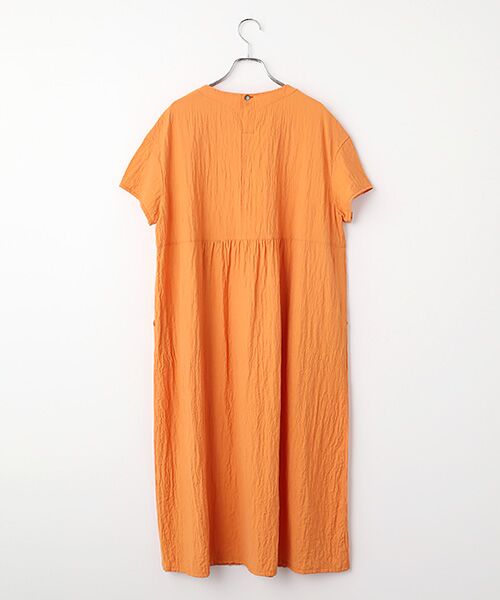 Mademoiselle NON NON / マドモアゼルノンノン ロング・マキシ丈ワンピース | ライトサッカーノーカラーオーバーサイズワンピース | 詳細2