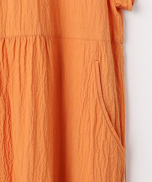 Mademoiselle NON NON / マドモアゼルノンノン ロング・マキシ丈ワンピース | ライトサッカーノーカラーオーバーサイズワンピース | 詳細4