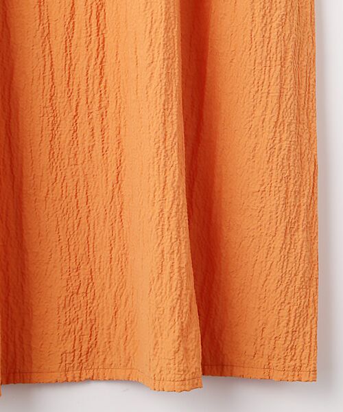 Mademoiselle NON NON / マドモアゼルノンノン ロング・マキシ丈ワンピース | ライトサッカーノーカラーオーバーサイズワンピース | 詳細5