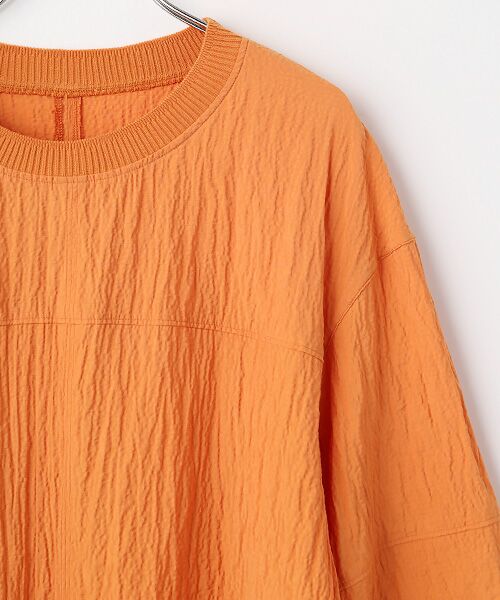 Mademoiselle NON NON / マドモアゼルノンノン シャツ・ブラウス | ライトサッカーオーバーTブラウス | 詳細3