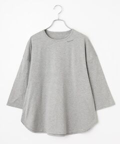 Mademoiselle NON NON / マドモアゼルノンノン Tシャツ | ハイゲージ天竺 オフショルダーTシャツ