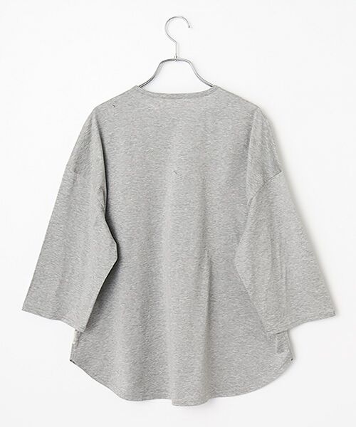 Mademoiselle NON NON / マドモアゼルノンノン Tシャツ | ハイゲージ天竺 オフショルダーTシャツ | 詳細2