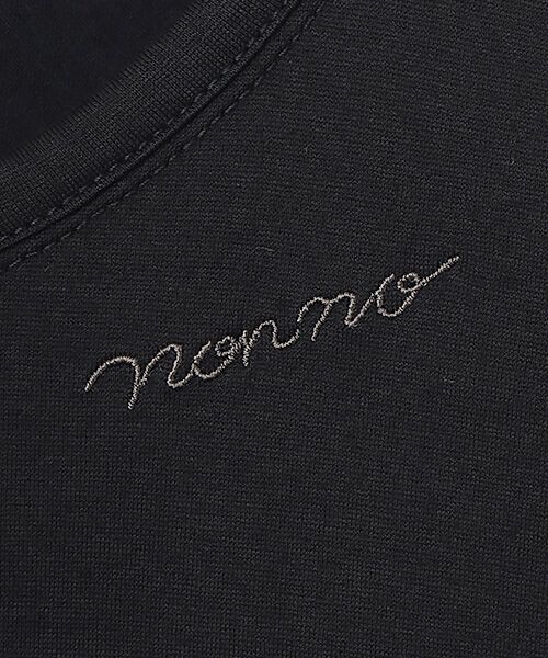 Mademoiselle NON NON / マドモアゼルノンノン Tシャツ | ハイゲージ天竺 オフショルダーTシャツ | 詳細7