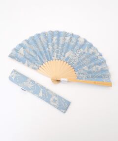 Mademoiselle NON NON / マドモアゼルノンノン その他小物 | パッチワークアロハシルエットプリント扇子