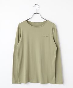 Mademoiselle NON NON / マドモアゼルノンノン Tシャツ | コンパクトヤーンフライスムジ&ボーダー 長袖Tシャツ
