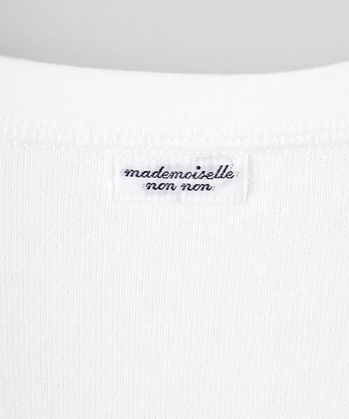 Mademoiselle NON NON / マドモアゼルノンノン Tシャツ | モンサンミッシェル爽 クルーネックTシャツ[長袖] | 詳細1