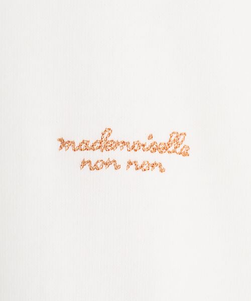 Mademoiselle NON NON / マドモアゼルノンノン Tシャツ | モンサンミッシェル爽 クルーネックTシャツ[長袖] | 詳細2