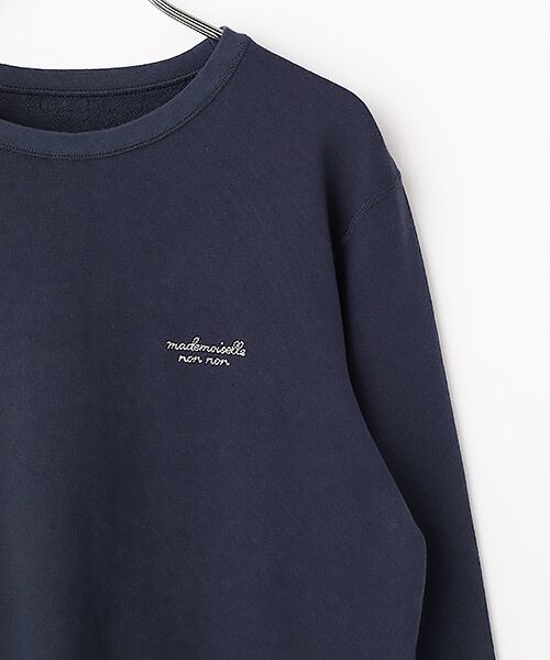 Mademoiselle NON NON / マドモアゼルノンノン Tシャツ | モンサンミッシェル爽 クルーネックTシャツ[長袖] | 詳細4