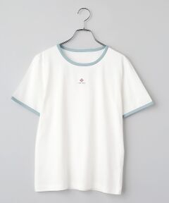 Mademoiselle NON NON / マドモアゼルノンノン Tシャツ | エアーコットン天竺 スリーブカラーアクセントTシャツ