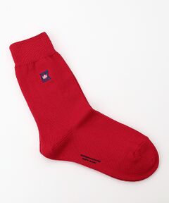 メンコ―マ無地 フラッグ刺繍ソックス