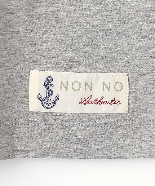 Mademoiselle NON NON / マドモアゼルノンノン Tシャツ | ハイゲージ天竺 バイカラーTシャツ[5分袖] | 詳細5