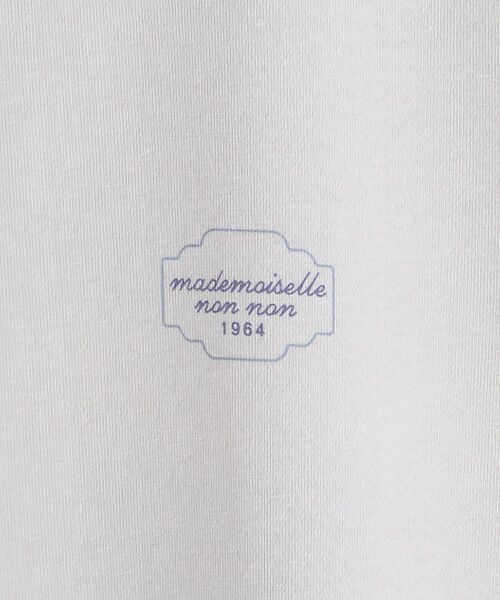 Mademoiselle NON NON / マドモアゼルノンノン カットソー | スヴィン×スライディングベア天竺 カットソーチュニック[8分袖] | 詳細2