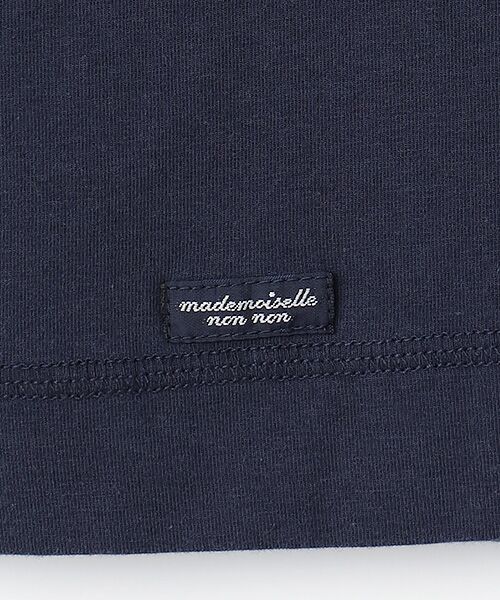 Mademoiselle NON NON / マドモアゼルノンノン カットソー | スヴィン×スライディングベア天竺 カットソーチュニック[8分袖] | 詳細8