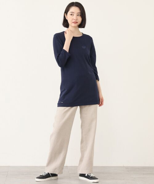Mademoiselle NON NON / マドモアゼルノンノン カットソー | スヴィン×スライディングベア天竺 カットソーチュニック[8分袖] | 詳細14