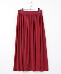 Mademoiselle NON NON / マドモアゼルノンノン ロング・マキシ丈スカート | TOPベア天竺 ギャザースカート