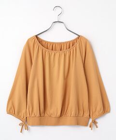 Mademoiselle NON NON / マドモアゼルノンノン カットソー | マイルド天竺 広めクルーネックTシャツ[8分袖]