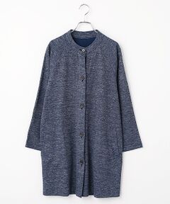 Mademoiselle NON NON / マドモアゼルノンノン その他アウター | リネンコットンダブルフェイスカットソーコート