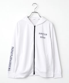 Mademoiselle NON NON / マドモアゼルノンノン ブルゾン | レディースGOLF エステルエコメッシュ フード付きブルゾン