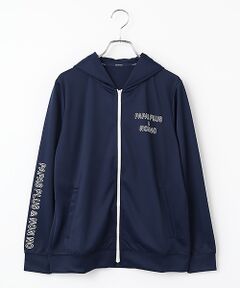 Mademoiselle NON NON / マドモアゼルノンノン ブルゾン | レディースGOLF エステルエコメッシュ フード付きブルゾン