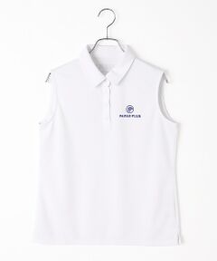 Mademoiselle NON NON / マドモアゼルノンノン ポロシャツ | レディースGOLF エステルエコメッシュ ノースリーブポロシャツ
