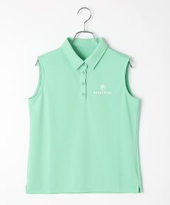 Mademoiselle NON NON / マドモアゼルノンノン ポロシャツ | レディースGOLF エステルエコメッシュ ノースリーブポロシャツ