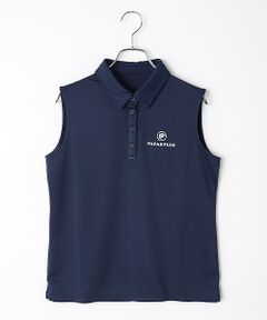 Mademoiselle NON NON / マドモアゼルノンノン ポロシャツ | レディースGOLF エステルエコメッシュ ノースリーブポロシャツ