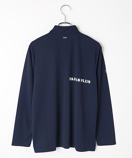 Mademoiselle NON NON / マドモアゼルノンノン カットソー | レディースGOLF フルダル75Dバックハニカム ハーフジップスタンドカラーカットソー | 詳細4