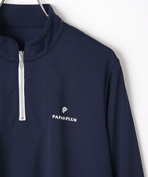 Mademoiselle NON NON / マドモアゼルノンノン カットソー | レディースGOLF フルダル75Dバックハニカム ハーフジップスタンドカラーカットソー | 詳細5