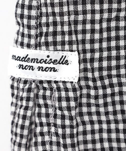 Mademoiselle NON NON / マドモアゼルノンノン シャツ・ブラウス | コットンシャーリングギンガムチェックシャツ[5分袖] | 詳細5