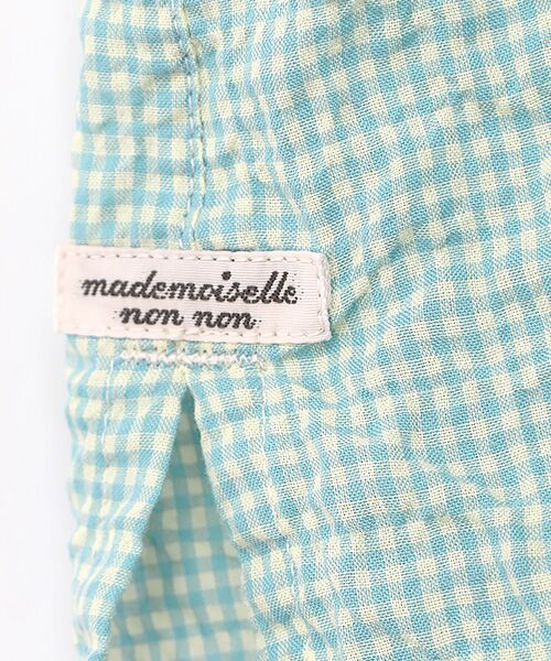 Mademoiselle NON NON / マドモアゼルノンノン シャツ・ブラウス | コットンシャーリングギンガムチェック オーバーブラウス[8分袖] | 詳細5