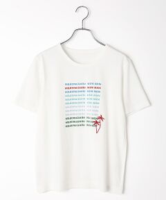 Mademoiselle NON NON / マドモアゼルノンノン Tシャツ | エアーコットン天竺 5色ロゴプリントTシャツ