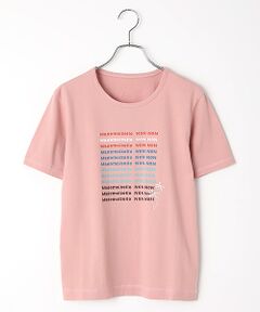 Mademoiselle NON NON / マドモアゼルノンノン Tシャツ | エアーコットン天竺 5色ロゴプリントTシャツ
