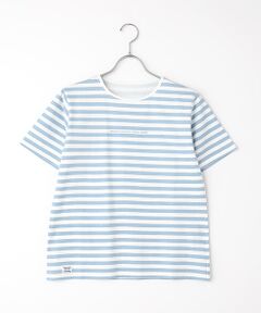 Mademoiselle NON NON / マドモアゼルノンノン Tシャツ | ヴィンテージボーダープリント天竺 半袖Tシャツ