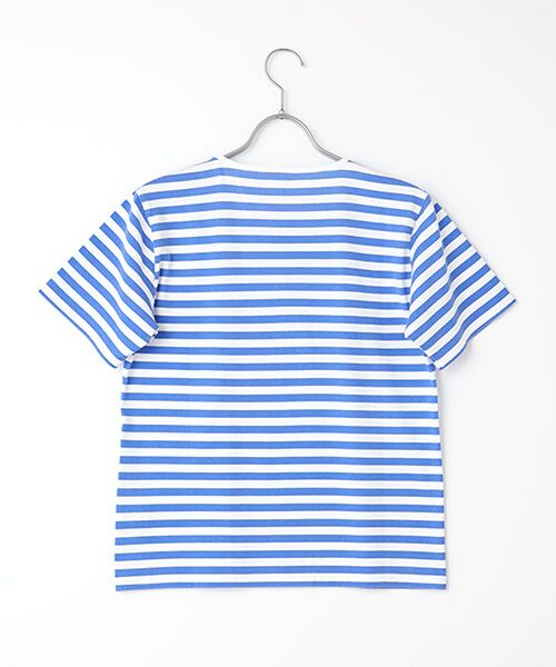Mademoiselle NON NON / マドモアゼルノンノン Tシャツ | ヴィンテージボーダープリント天竺 半袖Tシャツ | 詳細7