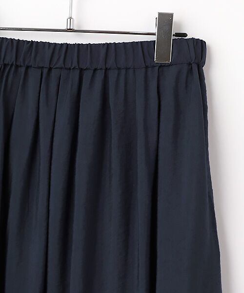 Mademoiselle NON NON / マドモアゼルノンノン ロング・マキシ丈スカート | ポプリンプリーツ&シャーリングスカート | 詳細5