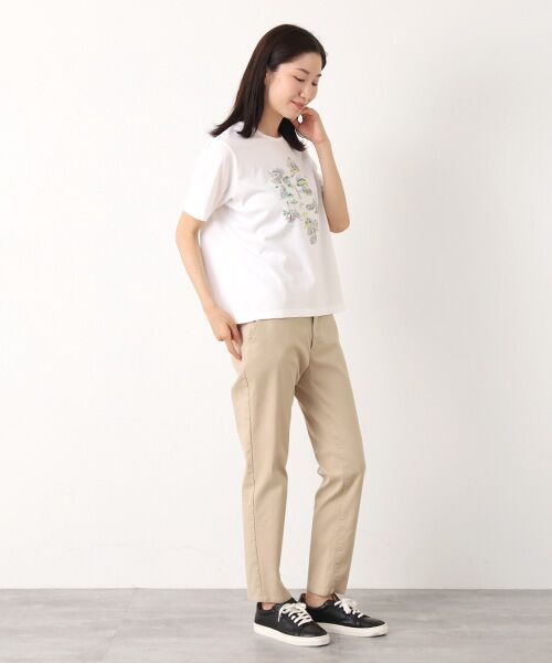 Mademoiselle NON NON / マドモアゼルノンノン Tシャツ | シャンカー6オーガニック天竺 LIFE IS A JOURNEYプリントTシャツ | 詳細4
