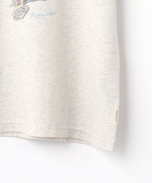 Mademoiselle NON NON / マドモアゼルノンノン Tシャツ | シャンカー6オーガニック天竺 LIFE IS A JOURNEYプリントTシャツ | 詳細5