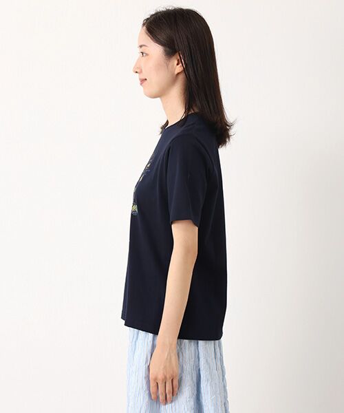Mademoiselle NON NON / マドモアゼルノンノン Tシャツ | シャンカー6オーガニック天竺 LIFE IS A JOURNEYプリントTシャツ | 詳細13